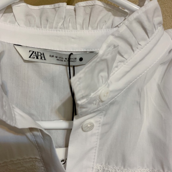 Zara Poplin Blouse - Picture 2 of 4
